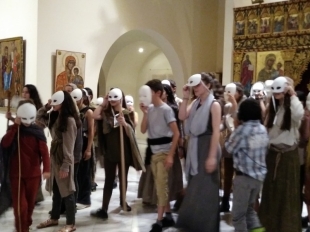 O μουσικό-θεατρικός όμιλος «Κουμπί» παρουσίασε δραματοποιημένο το «Πάλεμα του Διγενή με το Χάροντα», στους χώρους του Βυζαντινού Μουσείου  